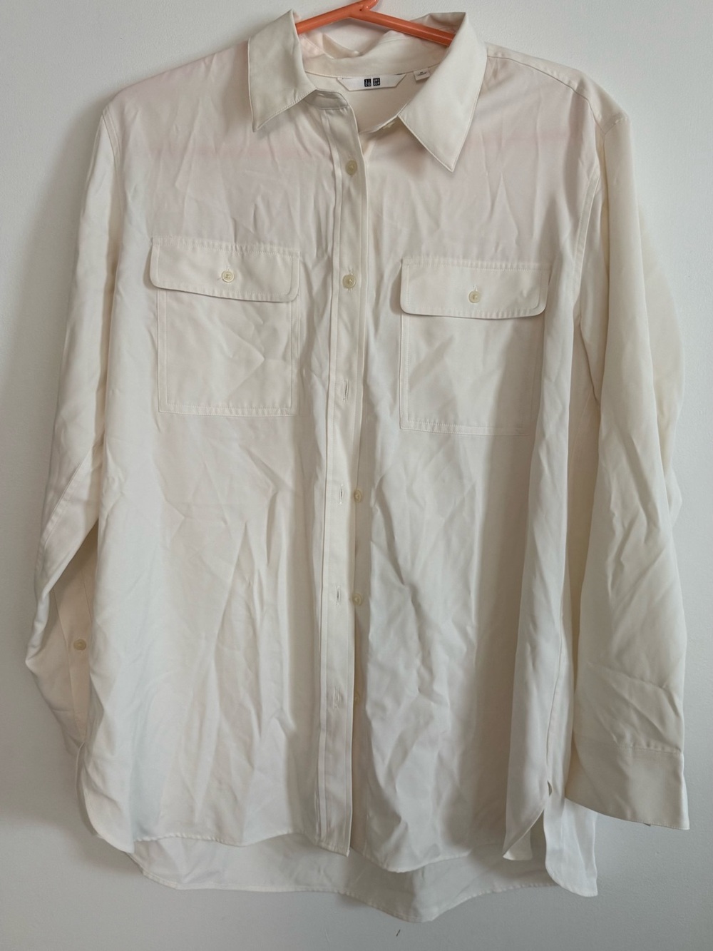 Uniqlo White Button Down Shirt Size M
